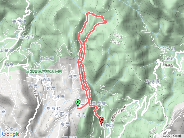 內雙溪古道雙線連走O型