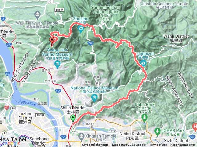 2022-04-17 陽明山十五連峰大縱走