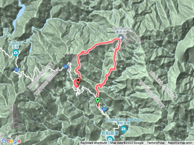 戒茂斯嘉明湖縱走