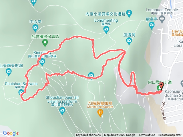 北壽山直上盤榕