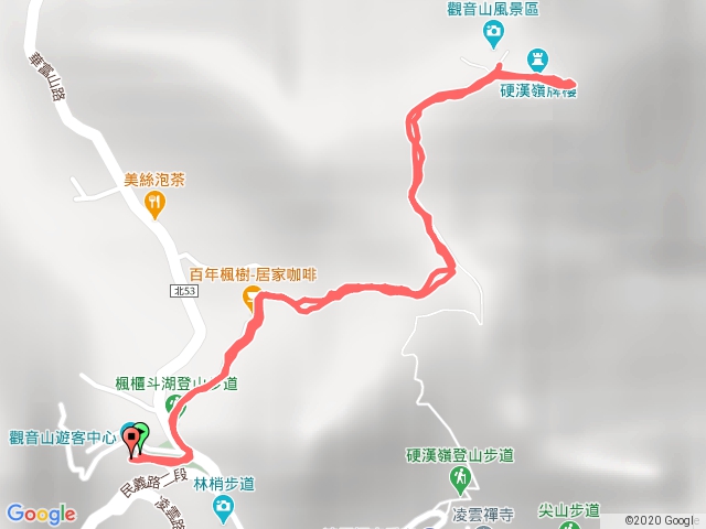 新北觀音山硬漢嶺登山步道健行