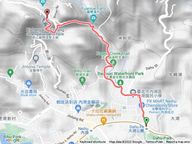 大溝溪到碧山巖