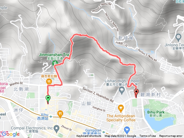 金面山u型