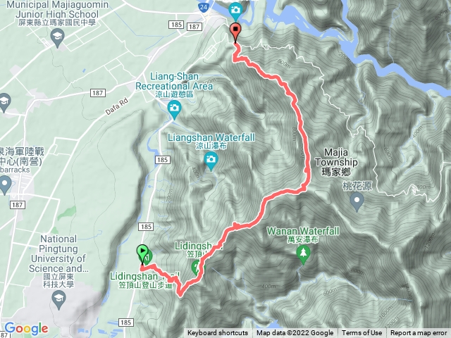 笠頂山_真笠山西南-東北峰_白濱山縱走