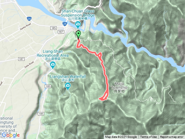 白賓山前豋山口>白賓山>真笠山東北峰>真笠山往返