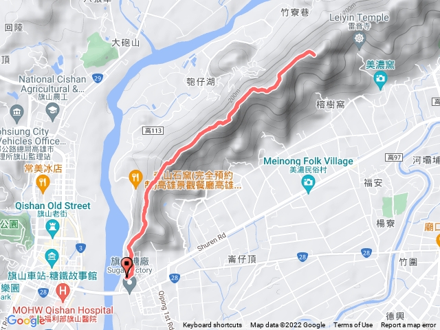 旗靈縱走第一登山口原路來回