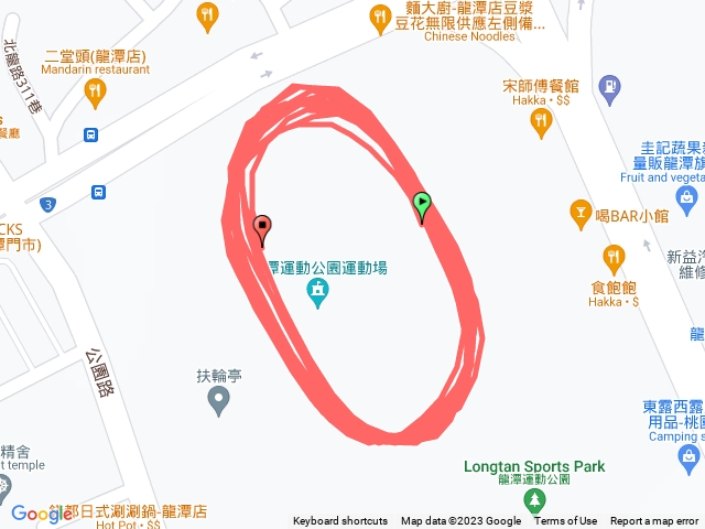 5000公尺龍潭公園跑步