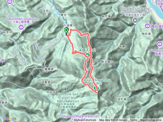 20241023 (大魔王)鳳凰北嶺。烏土堀林道。金柑樹山。鳳凰南嶺預覽圖