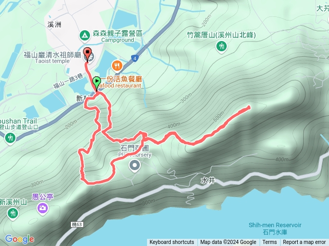 溪洲山福山巖A進B出