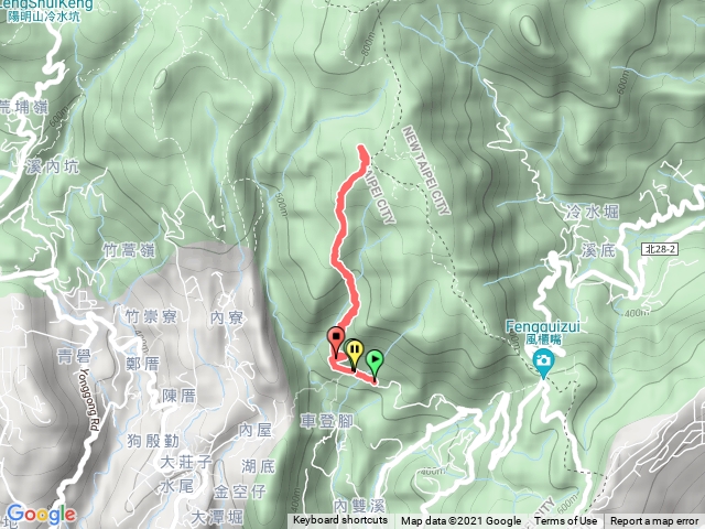 荷蘭古道高頂山北五指山