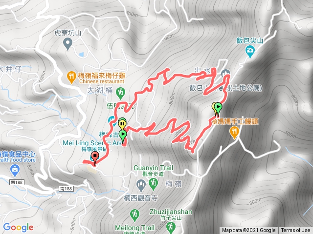 梅嶺梅峰伍龍步道