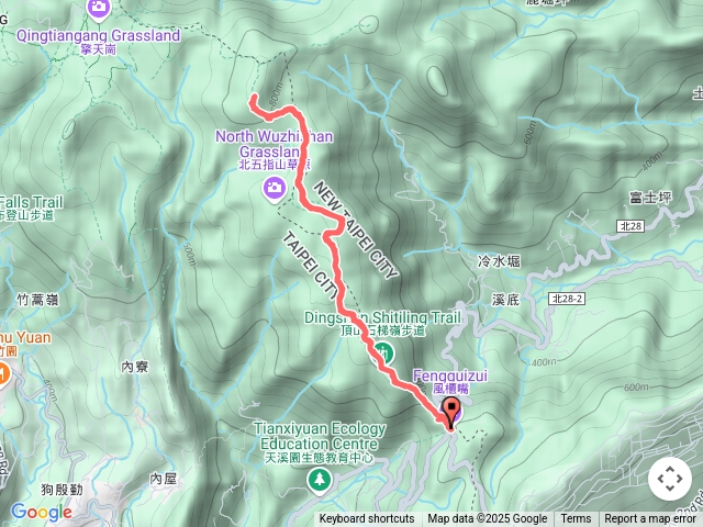 風櫃嘴-頂山-石梯嶺來回