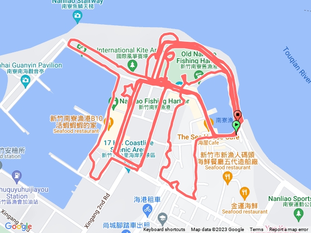南寮漁港夜跑