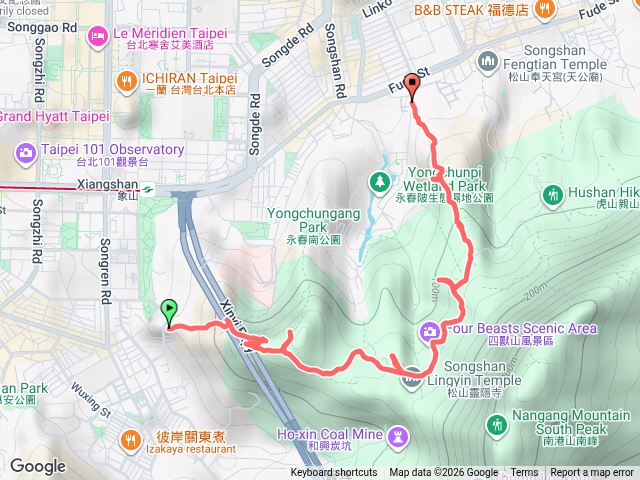 四獸山步道預覽圖