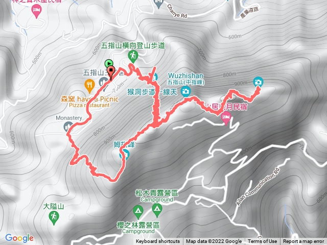 新竹北埔五指山