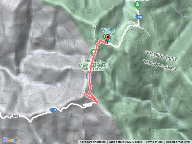 武嶺-合歡南峰