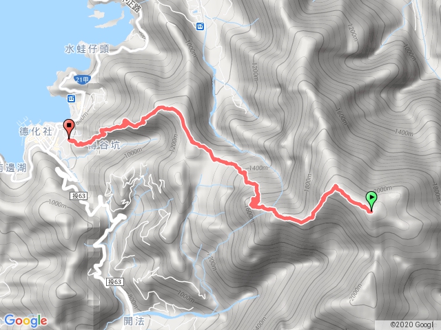 水社主峰一水社大山一卜吉山