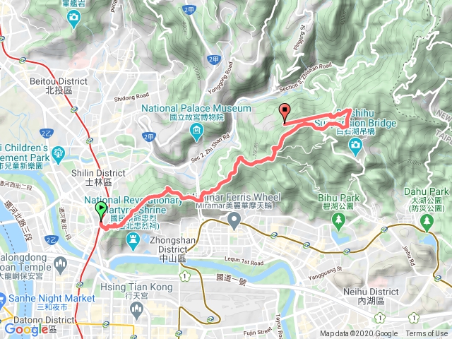 劍潭縱走大崙尾頭山