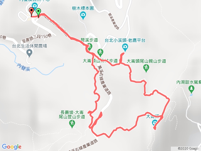 內雙溪小溪頭健行