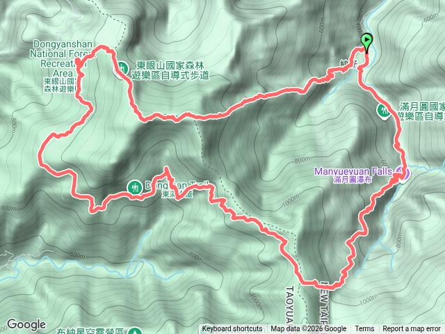 滿月圓+東眼山O型縱走