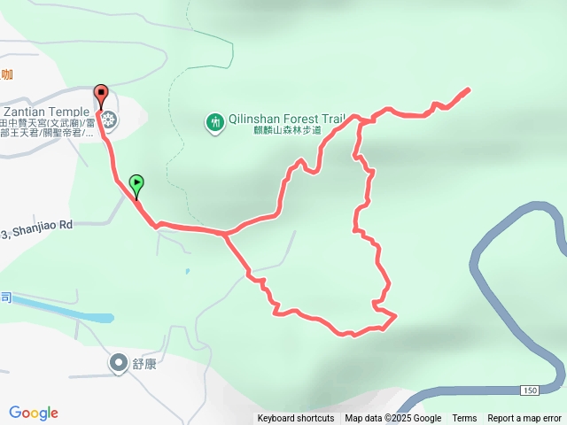 0K-三叉山-猴板凳-相思台（泡茶）0.1k-贊天宮完登