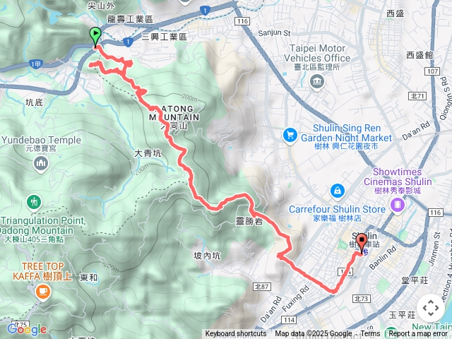 廻龍尖-三角埔頂山-青龍嶺-大同山-樹林山連走