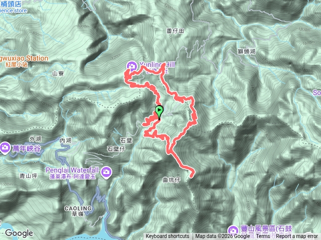 雲林 古坑 石壁山、嘉南雲峰、望鄉谷山、番子田山 大O繞預覽圖