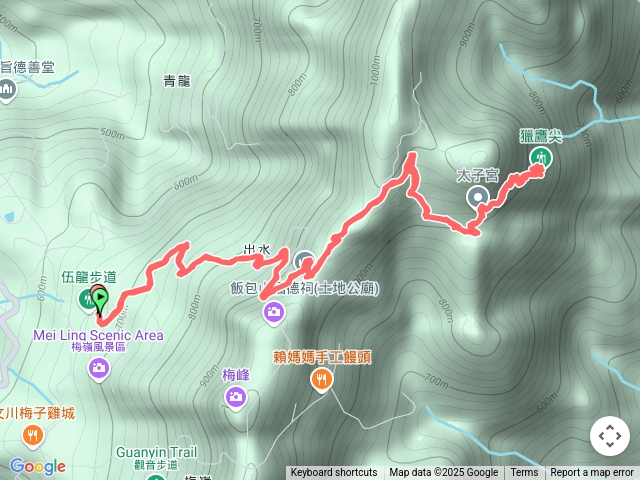 伍龍步道+獵鷹尖一線天