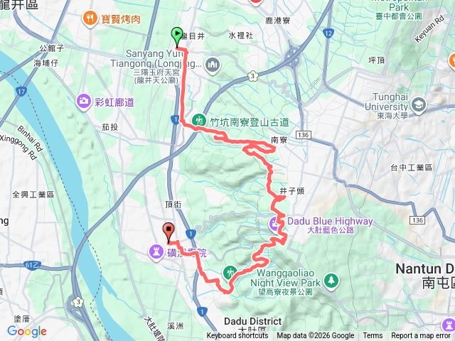 115-01-24南寮竹坑縱走大肚萬里長城