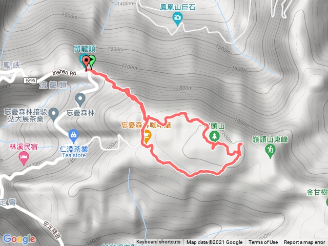 流籠頭嶺頭山望憂森林
