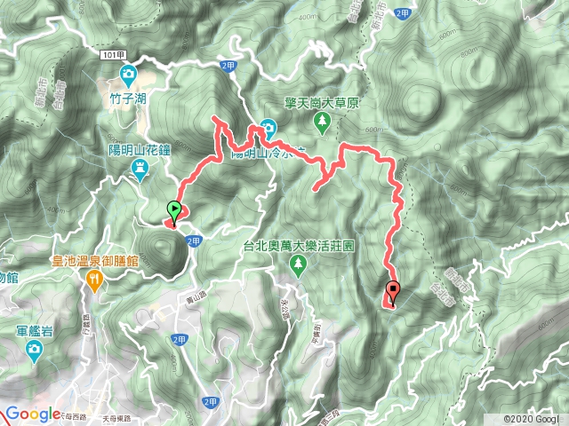 七星山連登竹篙山石梯嶺下荷蘭古道