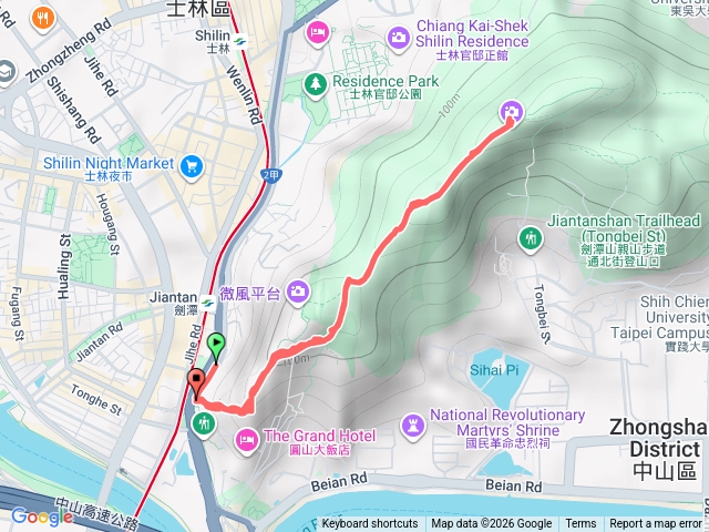 劍潭山步道預覽圖