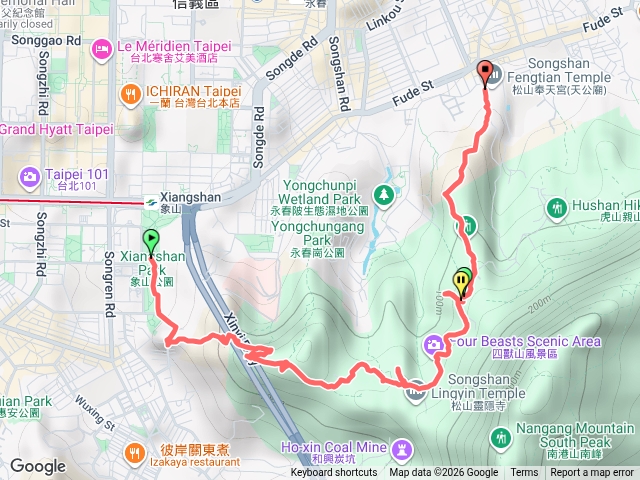 四獸山連走象山進奉天宮出預覽圖