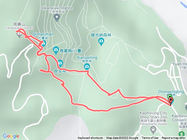 20221211 南壽山三角點往返(含迷路)