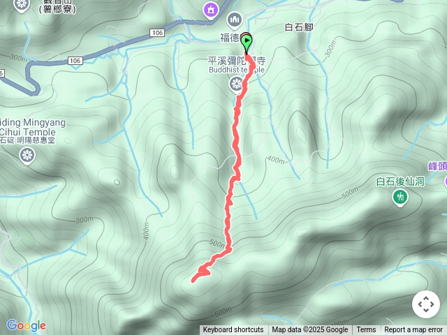 (菁桐)峰頭尖/民宅登山口原路進出