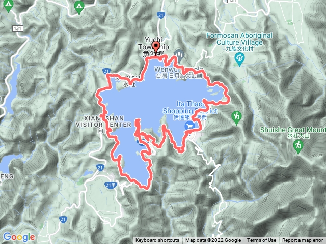 日月潭環湖路跑