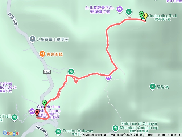 觀音山楓櫃斗步道-硬漢嶺預覽圖