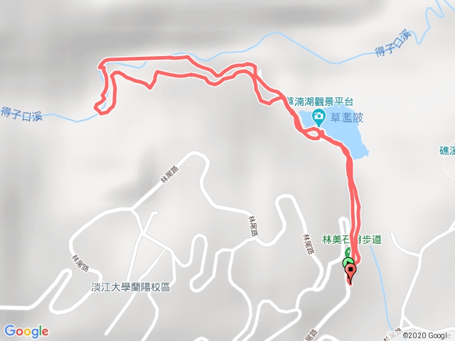 林美石磐步道，草湳湖觀景平台