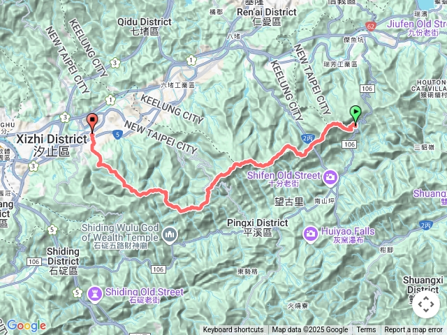 2025.06.29 五四縱走(山麓門 五分山 五分山西峰 頂子寮山 望古山 荖寮山 中窯尖 姜子寮山 石硿大崙 耳空龜山 四分尾山 汐止大尖山)