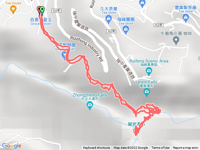 竹坑溪步道龍宮瀑布