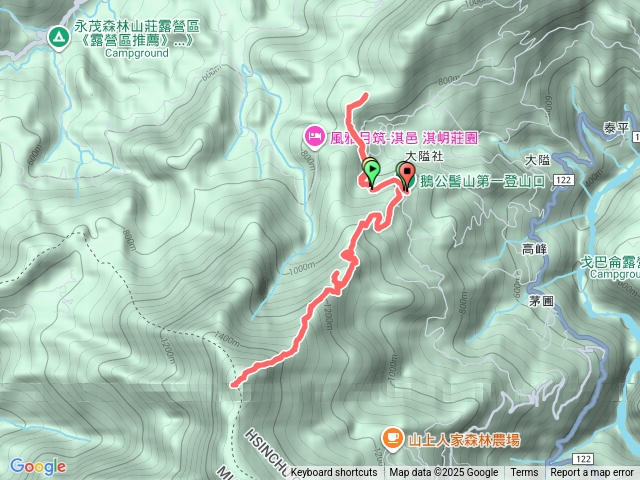 鵝公髻山(第一登山口),加碼大隘山預覽圖