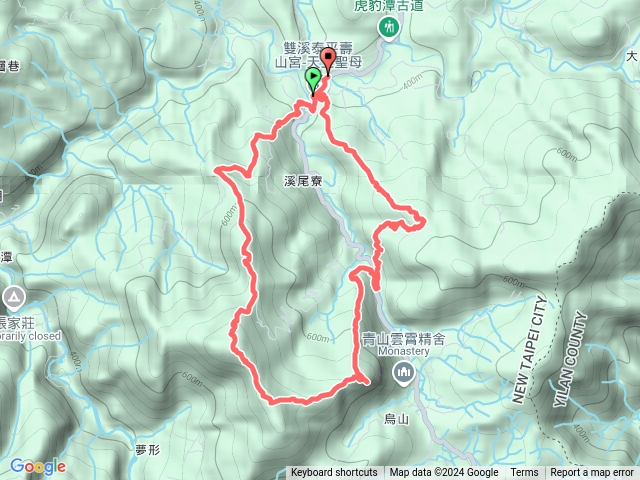 2024.10.19泰平壽山宮-番仔石崁越嶺路-烏山尖-豎旗山-溪尾寮古道0行