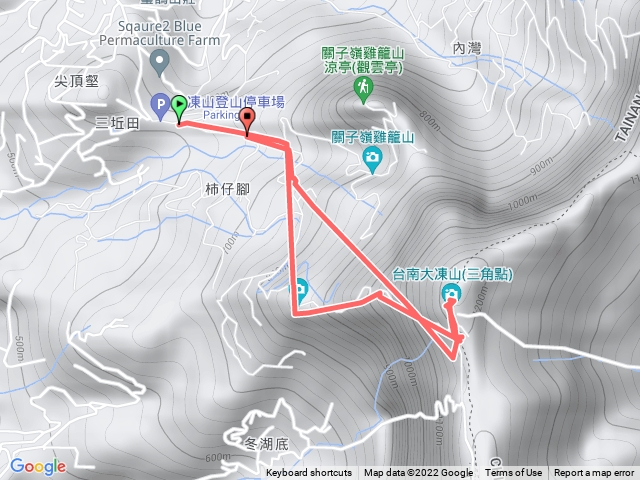 20221215 大凍山來回(土地公廟)