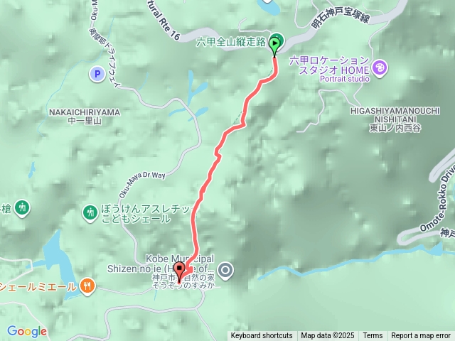 六甲全山縱走路(部分步道非馬路)