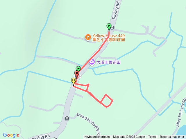 桃園大溪韭菜花季的舊會場