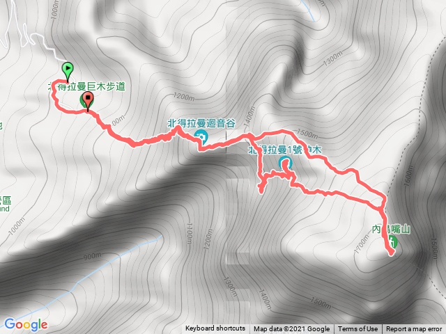 2021-11-06_北得拉曼+內鳥嘴山+神木群