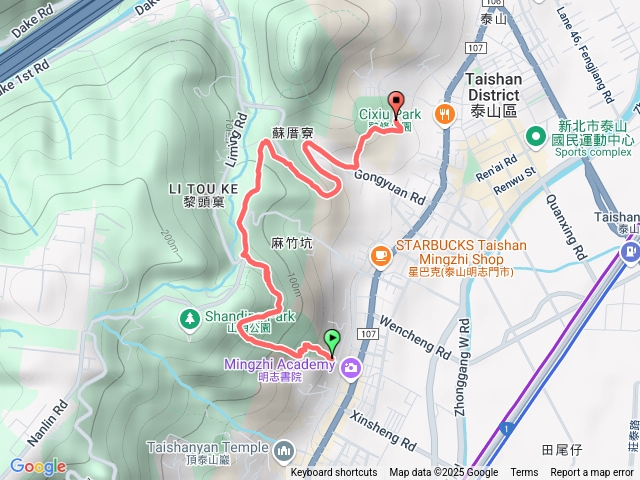 義學坑步道-瓊仔湖-辭修公園