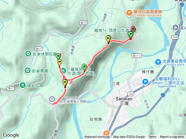 龍峎頂步道預覽圖