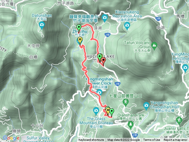 20221010小隱潭～大屯瀑布～青春嶺～猴崁步道～黑森林～竹子湖