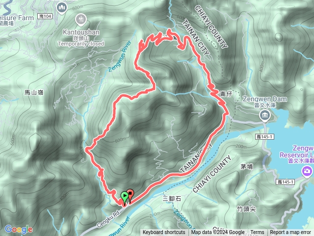 曾文水庫上劍文山、獅額山、坪頂山預覽圖